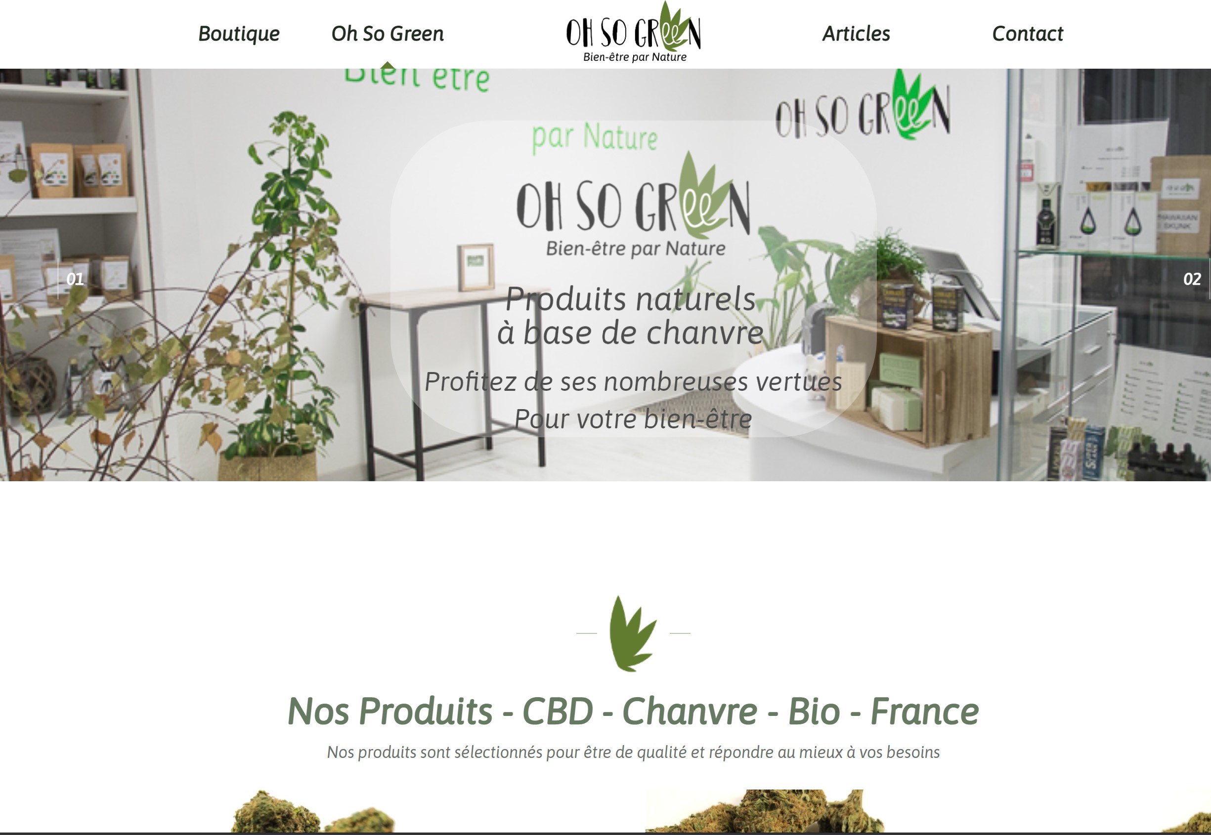 Site web oh so green